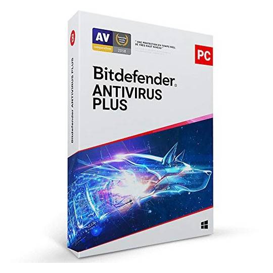 BITDEFENDER - Antivirus Plus 2020 - 2ans/3 PC