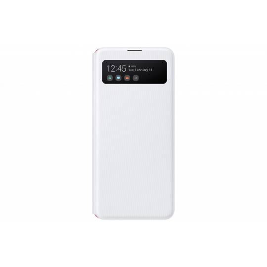 SAMSUNG - Coque de protection pour Galaxy A41 avec portefeuille - 6.1" - Blanc