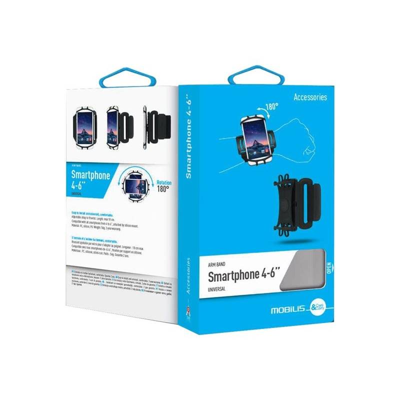 Brassard MOBILIS Pour Terminal De Saisie - Ajustable 5-7" - Rotation 360° - Compatible Zebra, Honeywell