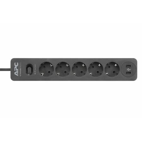 APC Multiprise 12 prises avec ports de charge USB, 2160 joules, arrêt de  surtension pour la maison/le bureau (PH12U2W) : : Électronique
