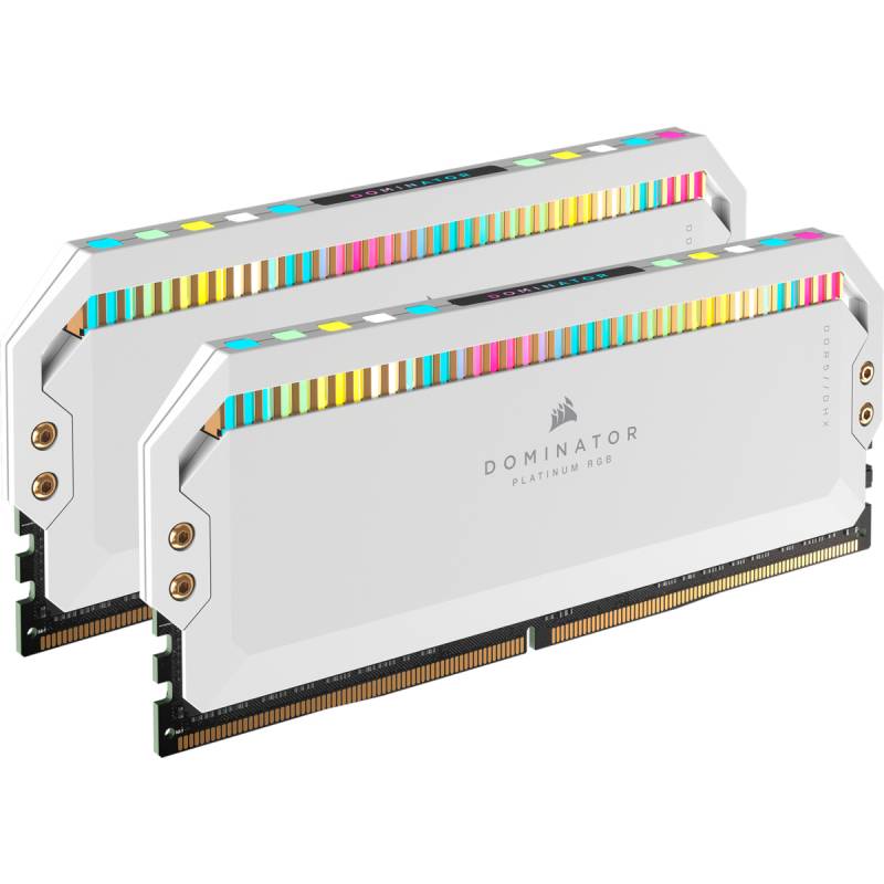 DDR5 Corsair Vengeance RGB Blanche - 32 Go (2 x 16 Go) 6000 MHz