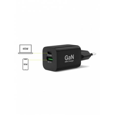 Chargeur secteur SAMSUNG Chargeur secteur GaN 25W + Câble USB-C