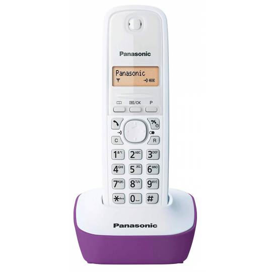 Panasonic - Telephone TG1611 sans-fil Pourpre