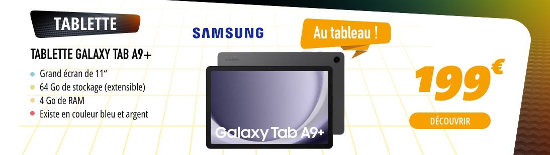 TABLETTE TAB A9+